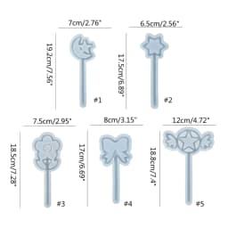 Quicksand Resin Casting Mold,Resin Art Shaker Mold,Crystal Silicone Hollow Mold Epoxy Pendant Mold Resin Keychain Mold Y08E