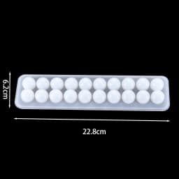 Flat Mouth Spherical Ball Pendant Silicone Mold Necklace Jewelry Pendant Resin Mold for DIY Epoxy Resin Jewelry Making Supplies