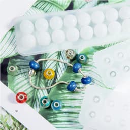 Flat Mouth Spherical Ball Pendant Silicone Mold Necklace Jewelry Pendant Resin Mold for DIY Epoxy Resin Jewelry Making Supplies