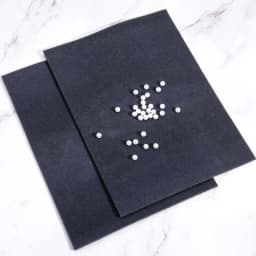 2PCs Doreen Box Bead Mats Jewelry Beading Tool Non-slip Blue Brown Random Color Flocking Sponge Polyester Mesh Mat, 30x23cm
