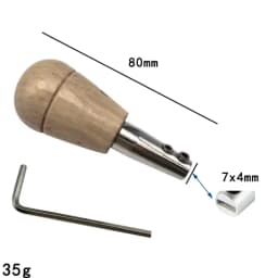 wooden Handle Wood Pear Shape Graver Handle Jewelers Engraving Benchs Tool Beading Tool Holder Jewelry carving Sleeves