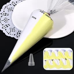 100g Two Color Whipped Cream Glue Diy Phone Case Materials Simulation Fake Decoden Cream Clay Glue with Nozzle Jewelry Making