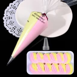 100g Two Color Whipped Cream Glue Diy Phone Case Materials Simulation Fake Decoden Cream Clay Glue with Nozzle Jewelry Making