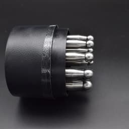 15pcs Steel Dapping Punches Jewelers Metalworking Shaping Forming Chasing Tools