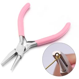 1Pc Jewelry Pliers Carbon Steel Round Nose Needle Nose Pliers For 3-10mm Rings DIY Wire Looper Jewelry Bail Pliers Jewelry Makin