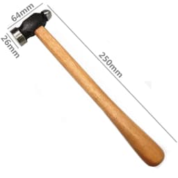 25cm 26cm 30cm Jewelry Making Hammer with Wooden Handle  Professional Chasing Hammers for Goldsmiths and Jewelers