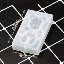 Fashion Silicone Bear Shape Animals DIY Epoxy Resin Mold Silicone Molds For Resin Jewelry Tools Resin Accessories