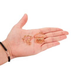4pcs/lot Animal Border Mold Gold Hollow Metal Frame Bezel Pendant Epoxy Resin Dolphin Octopus For DIY Resin Mold Jewelry Making