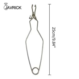 Whip Handles for Melting Dish Crucibles Dish Holder Tong Ceramic-Melting Dish Jewellery Working Tool for Melting Silver
