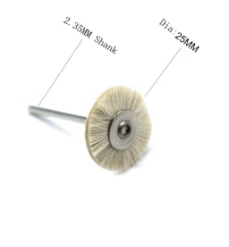 100PCS 25mm Jewelry Polishing Wheel Brushes Dremel Accessories Jewellery Making Hand Tools