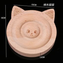 1Pcs Natural Wooden Jewelry Design Board Flocked Bead Board Jewelry Measuring Tools DIY Handmade Bracelet Necklace Organizer