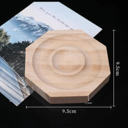 1Pcs Natural Wooden Jewelry Design Board Flocked Bead Board Jewelry Measuring Tools DIY Handmade Bracelet Necklace Organizer