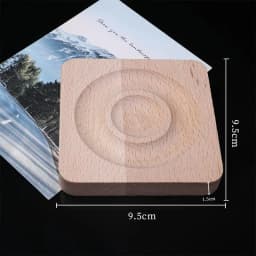 1Pcs Natural Wooden Jewelry Design Board Flocked Bead Board Jewelry Measuring Tools DIY Handmade Bracelet Necklace Organizer