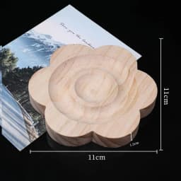 1Pcs Natural Wooden Jewelry Design Board Flocked Bead Board Jewelry Measuring Tools DIY Handmade Bracelet Necklace Organizer