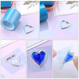 1PCS Blue Color Traceless Tape Epoxy Resin Mold Leak Proof Tape for Epoxy Jewelry Making Supplies Handmade DIY Accessories