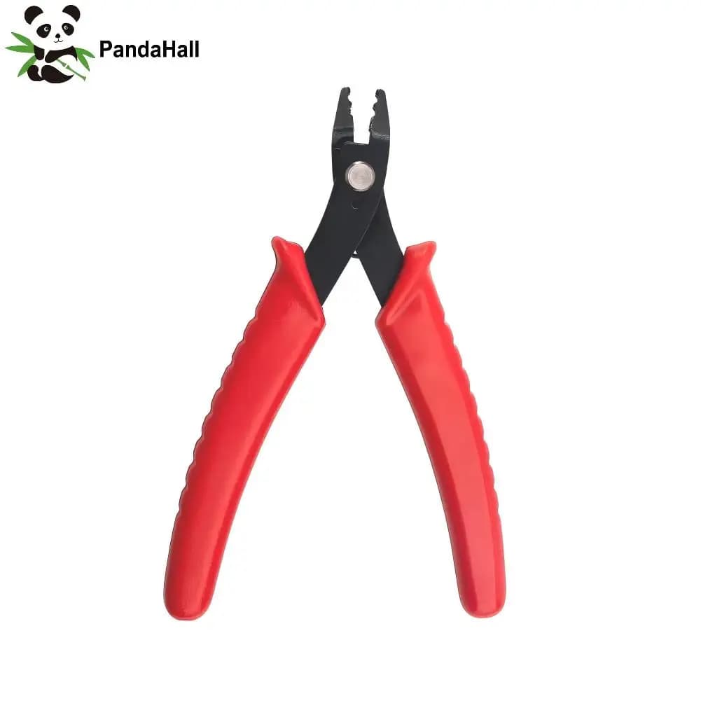 PandaHall 45# Steel Jewelry Pliers Crimping Plier Jewelry Making Tools 12.8x8.3x0.9cm