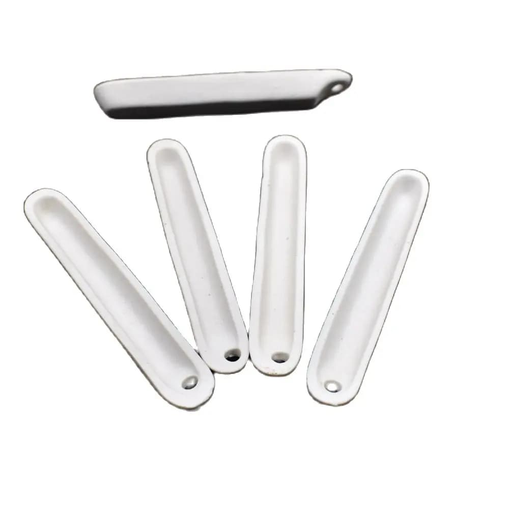 5PCS Quartz Silica Melting Crucible for Centrifugal Casting High Temperature Platinum Alumina Ceramic Boat