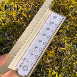 Hot Sale Jewelry Tool for Cubic Zirconia Customize Comparison Chart Diamond Carat Set & Ring Size Measuring