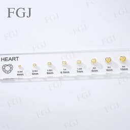 Hot Sale Jewelry Tool for Cubic Zirconia Customize Comparison Chart Diamond Carat Set & Ring Size Measuring