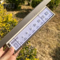 Hot Sale Jewelry Tool for Cubic Zirconia Customize Comparison Chart Diamond Carat Set & Ring Size Measuring