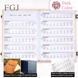 Hot Sale Jewelry Tool for Cubic Zirconia Customize Comparison Chart Diamond Carat Set & Ring Size Measuring
