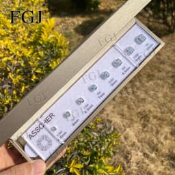 Hot Sale Jewelry Tool for Cubic Zirconia Customize Comparison Chart Diamond Carat Set & Ring Size Measuring