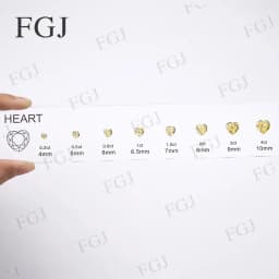 Hot Sale Jewelry Tool for Cubic Zirconia Customize Comparison Chart Diamond Carat Set & Ring Size Measuring