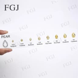 Hot Sale Jewelry Tool for Cubic Zirconia Customize Comparison Chart Diamond Carat Set & Ring Size Measuring
