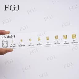 Hot Sale Jewelry Tool for Cubic Zirconia Customize Comparison Chart Diamond Carat Set & Ring Size Measuring