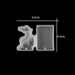 Island Mountain Pendant Silicone Molds Epoxy Resin Mold Waterdrop Casting Mould for DIY Craft Jewelry Making Resin Pendants Tool