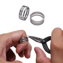 2-5pcs Stainless Steel Jump Ring Open Closing Finger Jewelry Making Tools Fit DIY Craft Circle Bead Pliers Opening Helper Tools