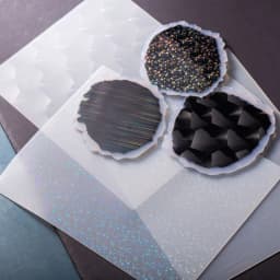 Holographic Silicone Inlay Rainbow-Window Film Holographic Decorative Holo Silicone Sheet Insert for Epoxy Resin Casting