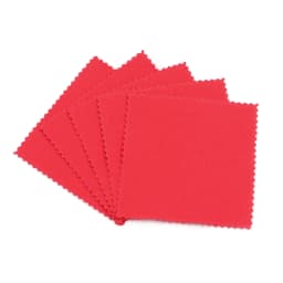 50Pcs/Lot Jewelry Polishing Cloth Silver Color Cleaning Polishing Cloth Soft Clean Wipe Wiping Cloth For Silver Gold Jewelry Too