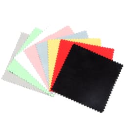50Pcs/Lot Jewelry Polishing Cloth Silver Color Cleaning Polishing Cloth Soft Clean Wipe Wiping Cloth For Silver Gold Jewelry Too