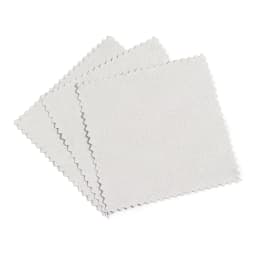 50Pcs/Lot Jewelry Polishing Cloth Silver Color Cleaning Polishing Cloth Soft Clean Wipe Wiping Cloth For Silver Gold Jewelry Too