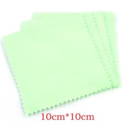 50Pcs/Lot Jewelry Polishing Cloth Silver Color Cleaning Polishing Cloth Soft Clean Wipe Wiping Cloth For Silver Gold Jewelry Too