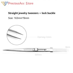 16cm Professional Diamond Tweezers With Scoops Shovels For Gem Beads Jewelry Tool