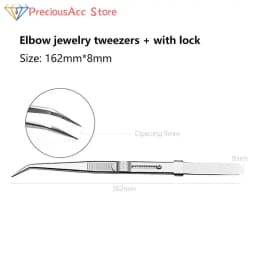 16cm Professional Diamond Tweezers With Scoops Shovels For Gem Beads Jewelry Tool