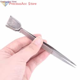 16cm Professional Diamond Tweezers With Scoops Shovels For Gem Beads Jewelry Tool