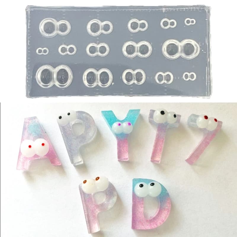 Doll Eye Expression Mold Perfect Eyes Crafting Miniature Dolls Exquisite Eye Expression Resin Mold Stylish Eyes Moulds