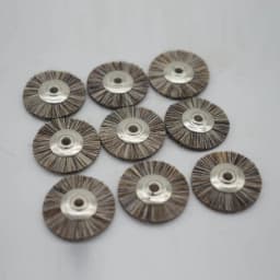50pcs 22mm Soft Hair Wheel Brush Jewelry Abrasive Brushes For Drill Rotary Grinding Tools Dremel Accessories