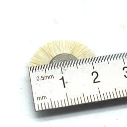 50pcs 22mm Soft Hair Wheel Brush Jewelry Abrasive Brushes For Drill Rotary Grinding Tools Dremel Accessories
