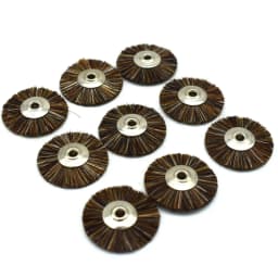 50pcs 22mm Soft Hair Wheel Brush Jewelry Abrasive Brushes For Drill Rotary Grinding Tools Dremel Accessories