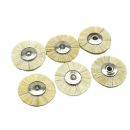50pcs 22mm Soft Hair Wheel Brush Jewelry Abrasive Brushes For Drill Rotary Grinding Tools Dremel Accessories