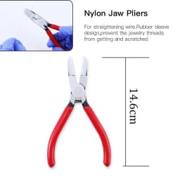 1Piece Jewelry Pliers Tools & Equipment Jewelry Making Handmade Tool Craft DIY Accessories Carbon Steel Nose Pliers Fixing