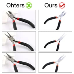 1Piece Jewelry Pliers Tools & Equipment Jewelry Making Handmade Tool Craft DIY Accessories Carbon Steel Nose Pliers Fixing
