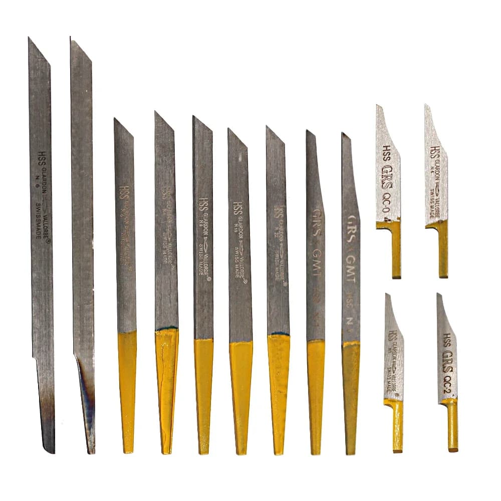 Professional Engraving Knife Jewelry Engraver Tools for Pneumatic Impact Cutting Making