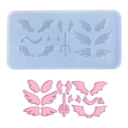 Resin Shaking Cup Mold Silicone Casting Mold Epoxy Resin Mold Hollow Mold for Keychain Pendant Jewelry Making