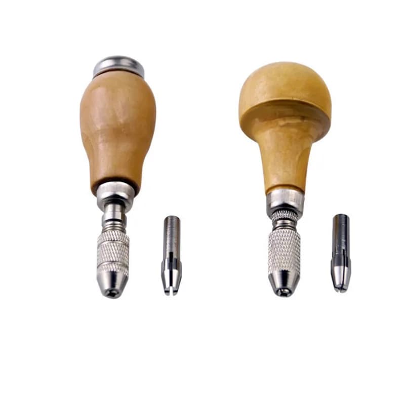 Pin Tong Vise Wooden Handle and 1 Extra Collet Jewelry Watchmaking Tool