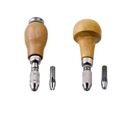 Pin Tong Vise Wooden Handle and 1 Extra Collet Jewelry Watchmaking Tool